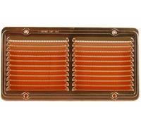 GRIGLIA AERAZIONE RETTANGOLARE TUTTO RAME CON RETE 150x280 mm