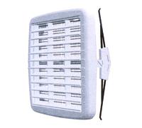 GRIGLIA AERAZIONEPLASTICA RETE+ZANCHE mm. 175x175 per fori mm. 80-160