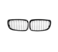 Griglia Anteriore 1 Coppia Per BMW Per Serie E81 E82 E87 E88 2007-2011 Rene Anteriore Griglia Gloss Nero Stecca Linea Car Styling Per Sport Griglie Griglia Auto