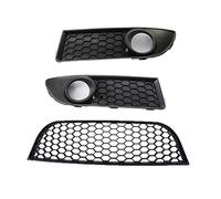 Griglia Anteriore 1 Pair Auto Paraurti Anteriore Inferiore Fendinebbia Vent Griglia Griglia Di Copertura Per VW Per POLO Per GTI 2006 2007 2008 2009 MK4 9N3 Griglia Radiatore(3PCS)