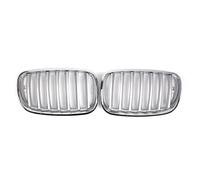 Griglia Anteriore 1Pair Chrome Auto Rene Anteriore Griglia Accessori Per BMW X5 E70 X6 E71 2008 2009 2010 2012 2013