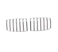 Griglia Anteriore 2 pz/set ABS Cromato Auto Rene Anteriore Griglia Decorativa Copertura Trim Per BMW Serie 1 2017 2018 2019 Car Styling