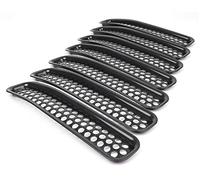 Griglia Anteriore 7Pcs Auto Paraurti Anteriore Inserto Da Corsa Griglia Maglia Griglia Per Jeep Per Wrangler Per TJ 1997 1998-2003 2004 2005 2006 Griglia Radiatore