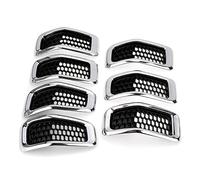 Griglia Anteriore 7x Car Front Upper Mesh Grille Grill Insert Sostituito Auto Decorazione Esterna Per Jeep Per Cherokee 2014-2018 Griglia Radiatore