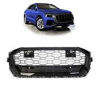 Griglia Anteriore A Nido D’Apes Sportiva Lucida Nera LLCTOOLS Per Audi Q8 4M
