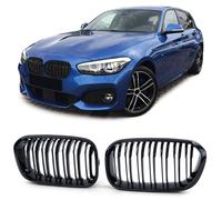 Griglia anteriore ABS BMW Serie 1 F20/F21 dal 2015 al 2019 nero, senza emblem...