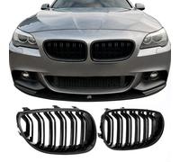 Griglia anteriore ABS BMW Serie 5 E60 dal 2003 al 2010 nero, senza emblema