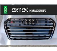 GRIGLIA ANTERIORE AUDI A4 s4 B9 cromata+interno nero 2016-2019(PIU PORTATARGA)