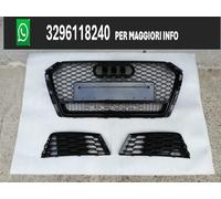 GRIGLIA ANTERIORE AUDI A4 s4 rs4 B9 2016 TOTAL BLACK(GRIGLIE LATERALI NO INCLUSE