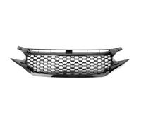 griglia anteriore auto Auto Mesh Front Hood Paraurti Griglia Della Griglia Per Civic 2016 2017 2018 Gloss Black Automobile Pezzi Di Ricambio ABS Accessori Cofano Griglia
