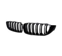 griglia anteriore auto Auto Paraurti Anteriore Griglia Da Corsa Griglia Per BMW Serie 4 F32 F33 F36 Per M3 F80 Per M4 F82 12-18 Dual-Slat Nero Lucido Accessori Cofano Griglia(Matte Black)