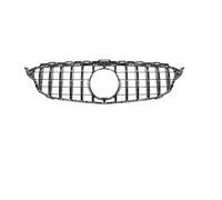 Griglia Anteriore Auto Compatibile Con Benz Per Classe C W205 C180 C200 C220 C250 C43 2015 2016 2017 2018 Paraurti Anteriore Automatico Racing Sports Grill Griglia Del Radiatore Anteriore(Black)
