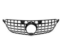 Griglia Anteriore Auto Paraurti Anteriore Griglia Anteriore Superiore Radiatore Maglia Griglie Radiatore Sportive Per Benz Classe GLE W166 SUV 2016-2018 Griglia Radiatore(Argento cromato)