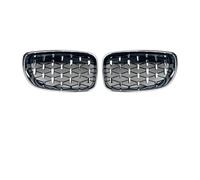 Griglia Anteriore Auto Per BMW Serie 1 E81 E87 E82 E88 2007-2011 Come 120i 120d 130i 135i Per Coupé Griglia Radiatore Anteriore Tuning Cappa Da Corsa Grill(DM All Silvery)