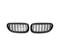 Griglia Anteriore Auto Per BMW Serie 6 E63 E64 2004 2005 2006 2007 2008 2009 2010 Griglie Paraurti Anteriore Auto Stile Single Line Nero Lucido Griglia Racing Opaca Griglia Paraurti Anteriore(Double-G