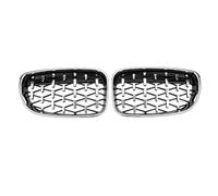 Griglia anteriore dell'auto CarGrill Griglie Paraurti Grill Griglia Argento Per E81 Per E82 Per E87 Per E88 Per 128I Per 130I Per 135I 1 Serie 07-11