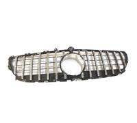 Griglia anteriore dell'auto Compatibile Con Benz Per W218 Per Classe CLS 2015 2016 2017 2018 Griglia Paraurti Anteriore Superiore Per Auto Griglia Aspirazione Dell'aria Ricambi Auto(Silver)