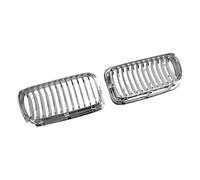 Griglia anteriore dell'auto Compatibile Con BMW Per E38 1994 1995 1996 1997 1998 1999 2000 2001 Griglia Anteriore A Doppio Rene Di Aspirazione Dell'aria Radiatore Stile Auto Cromato