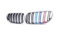 Griglia anteriore dell'auto Per BMW 3 Per la serie M3 E92 E93 | Griglie in ABS da corsa con griglia a rene color carbonio cromato 320 nero opaco lucido(Chrome M Color)