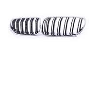 Griglia anteriore dell'auto Per BMW 3 Per la serie M3 E92 E93 | Griglie in ABS da corsa con griglia a rene color carbonio cromato 320 nero opaco lucido(Chrome Black)