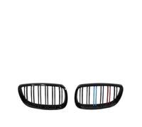 Griglia anteriore dell'auto Per BMW E92 E93 Per M3 2006-2009 | Griglia a doppia linea nera lucida Griglie da corsa Parte di ricambio Griglia del rene del paraurti anteriore(M Colour)