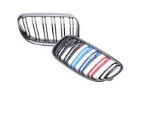 Griglia anteriore dell'auto Per BMW Serie 3 E92 E93 2010-2013 | Griglia del rene del paraurti anteriore inferiore in fibra di carbonio Griglie M-Tri Color M3(Dual Carbon M Style)