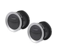 Griglia Anteriore Dell'auto Per Fiesta 2006-2016 Per Connect 2009-2013 OE 8A6HAQ18B09 1697430 Griglia Di Ventilazione Uscita Aria Condizionata(2pcs Black)