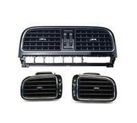 Griglia Anteriore Dell'auto Per VW Per Polo 2011-2013 OE 6RD819728 6RD819703 6RD819704 Bocchetta Di Uscita Dell'aria Condizionata Sul Cruscotto Centrale(3 PCS)