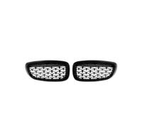 Griglia anteriore Diamond Kidney Grill compatibile con la serie 3 GT F34 Gran Turismo 328i 330i 335i 340i 2012 2019 Meteor Style(Black)