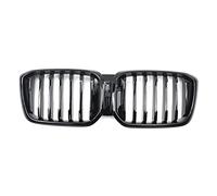 Griglia Anteriore Front Racing Kidney Grill Doppia Stecca Griglia Sportiva Nera Lucida Per BMW X3 X4 G01 G02 LCI 2022+ Accessori Auto Parte Di Ricambio Griglia Radiatore(1- Slat With Hole)