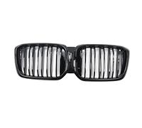 Griglia Anteriore Front Racing Kidney Grill Doppia Stecca Griglia Sportiva Nera Lucida Per BMW X3 X4 G01 G02 LCI 2022+ Accessori Auto Parte Di Ricambio Griglia Radiatore(2- Slat Without Hole)