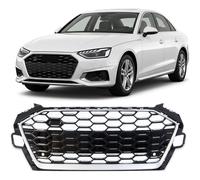 Griglia Anteriore Frontgrill Argento Per Audi A4 B9 8W Facelift 2020-2024