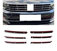 Griglia anteriore Griglia Anteriore Auto Placcata Striscia Luminosa Decorazione Accessorio Per Vw Per Passat B8 2015-2019 Griglie radiatore auto