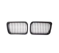Griglia Anteriore Griglia Per Cofano Sportivo Nero Lucido ABS Griglia Doppia Linea 2 Stecche Per 3 Serie E36 M3 318I 323I 328I 1996-1999 GRIGLIA CENTRALE PARAURTI