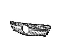 Griglia Anteriore Griglia superiore paraurti anteriore per Mercedes per Benz Classe A W176 A160 A180 A200 A250 A45 2016 2017 2018 Front Mesh(Argento)