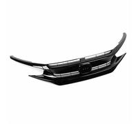 Griglia Anteriore Griglie Radiatori Sportive Per Civic 10th 2016-2018 Coupe Berlina Auto Paraurti Superiore Hood Splitter Spoiler Mesh Body Kit Griglia Anteriore