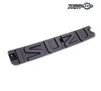 Griglia anteriore logo 3D nero opaco emblema 1 pezzo per pickup Isuzu D-max R...