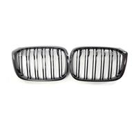 Griglia Anteriore Maschera Calandra Per BMW G01 G02 G08 Per X3 Per X4 2018-2021 Coppia Griglie A Doppio Rene Per Paraurti Anteriore Auto Nere Lucide Con Stecca Da Per Corsa
