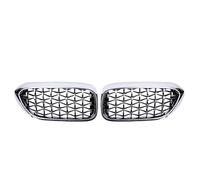 Griglia Anteriore Maschera Calandra Per BMW Serie 5 G30 G31 G38 520i 530i 2018 2019 Griglia Da Per Corsa Auto Meteor Diamond Star Style A Rene Anteriore Paraurti 2Pezzi