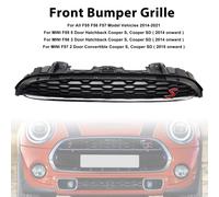 Griglia Anteriore Nera In Rete Fit For Mini Cooper F55 F56 F57