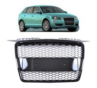 Griglia Anteriore Nero Lucido Wabengitter Per Audi A3 (8P) 2005-2008