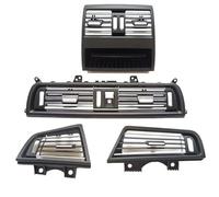 Griglia anteriore Pannello Di Copertura A Griglia Di Ventilazione Anteriore Cromata Per BMW Serie 5 F10 F11 520 525 528 530 535 LHD RHD Griglie radiatore auto(LHD a set-b)