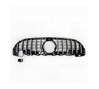 Griglia anteriore, paraurti, stile GT, compatibile con Mercedes Benz Classe C W206 C220 C220d AMG, kit carrozzeria per il rifacimento del motore e della presa d'aria.(Silver)
