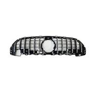 Griglia anteriore, paraurti, stile GT, compatibile con Mercedes Benz Classe C W206 C220 C220d AMG, kit carrozzeria per il rifacimento del motore e della presa d'aria.(Silver)