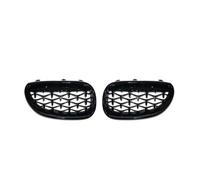Griglia Anteriore per Auto, griglia da Corsa, griglia a Diamante a Doppio Rene per BMW E60 E61 550i 535i per M5 2004-2009, Griglie paraurti Anteriori, Griglie Stile Meteora, Rete Anteriore