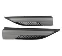 Griglia anteriore per auto Griglia paraurti anteriore per Land per Rover,per Range,per Evoque 2012-2019,2 pezzi,grigia,per griglia parafango auto