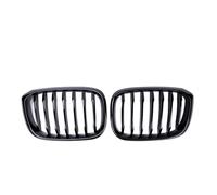 Griglia Anteriore Per BMW 3 4 X3 X4 G01 G02 G08 2018-2021 Griglia Paraurti Anteriore Corsa A Linea Singola Con 1 Listello Nero Opaco Lucido Inserti In Maglia Rete Anteriore(Nero lucido)
