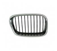 Griglia anteriore per BMW E39 1997 2003, finitura cromata nera, adatta per OEM 51137005837 51137005838, facile installazione, elegante aggiornamento per la tua auto (destra)