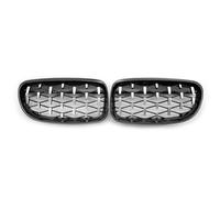 Griglia Anteriore Per BMW E90 E91 Serie 3 Facelift 1 Paio Di Griglie A Doppio Rene Diamantate Parti Di Ricambio Per Auto Cromate E Nere Griglie Renali Anteriori