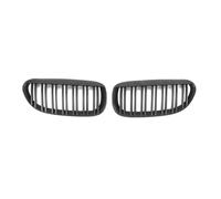 Griglia Anteriore Per BMW Per 6-Serie E63 E64 2004-2010 Nero Lucido Stile Singola Linea Auto Paraurti Anteriore Griglie Opaco Racing Grill Griglia Principale(Double-Matte Black)